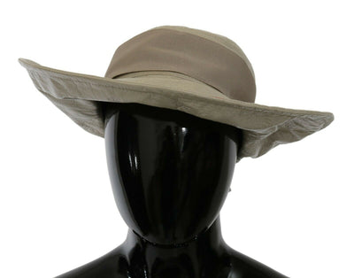 Dolce & Gabbana Elegant Beige Panama Cap - Timeless Fashion Accessory