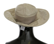 Dolce & Gabbana Elegant Beige Panama Cap - Timeless Fashion Accessory