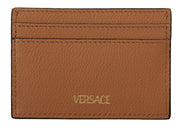 Versace Elegant Medusa Calf Leather Card Holder