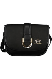 La Martina Black Polyethylene Women Handbag