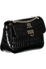 La Martina Black Polyethylene Women Handbag