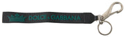 Dolce & Gabbana Chic Crown Rubber Logo Keychain