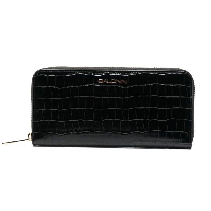 Baldinini Trend Elegant Croco Print Leather Wallet