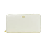 Cavalli Class White Calfskin Women Wallet