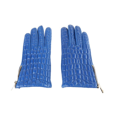 Cavalli Class Blue Lambskin Women's Glove