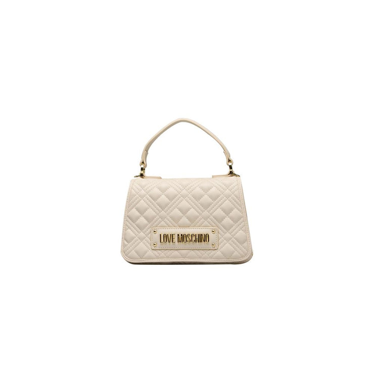 Love Moschino Beige Polyethylene Women Handbag