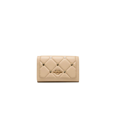 Love Moschino Beige Polyethylene Women Crossbody