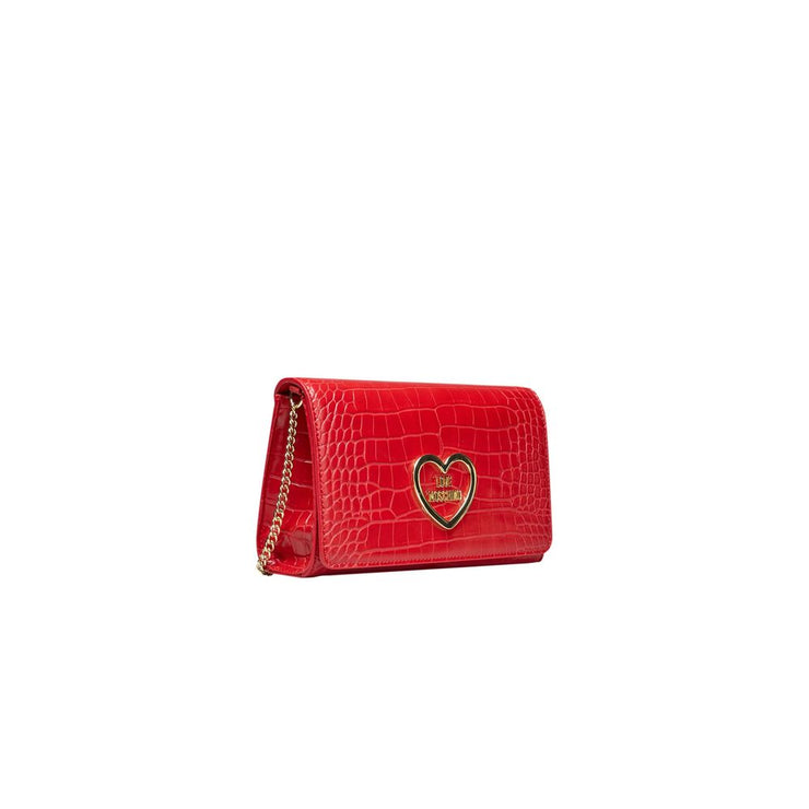 Love Moschino Red Polyethylene Women Crossbody Bag