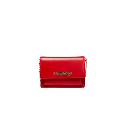 Love Moschino Red Polyethylene Women Crossbody