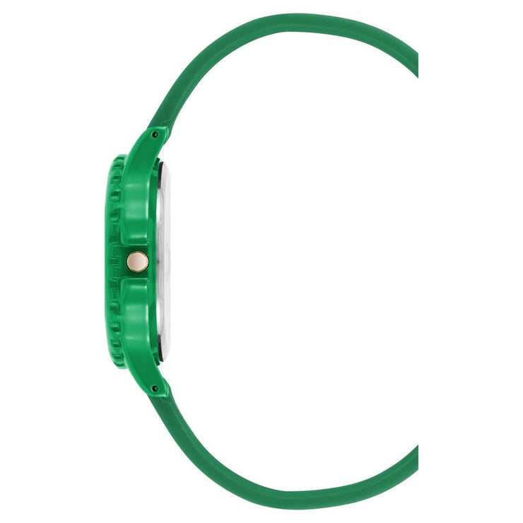 Juicy Couture Green Silicone Watch