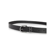 Calvin Klein Jeans Black Leather Belt