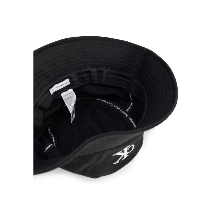 Calvin Klein Jeans Black Recycled Polyester Hat