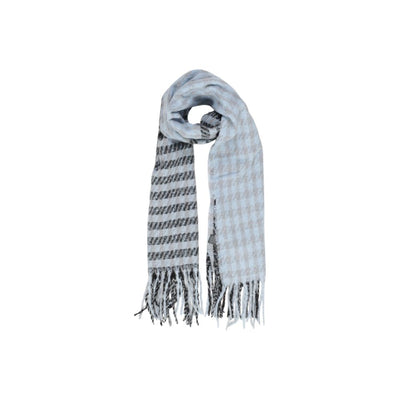 Only Blue Polyester Polyester Scarf