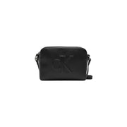 Calvin Klein Jeans Black Synthetic Leather Handbag