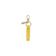 Alviero Martini Prima Classe Yellow Leather Keychain