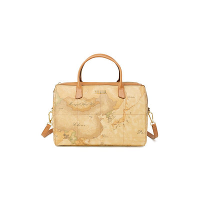 Alviero Martini Prima Classe Beige Leather Handbag