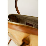 Alviero Martini Prima Classe Beige Leather Handbag