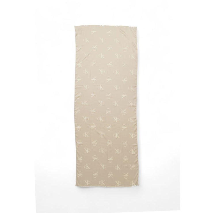 Calvin Klein Beige Modal Scarf