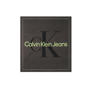 Calvin Klein Black Cotton Cotton Scarf