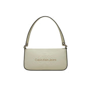 Calvin Klein Jeans White Polyethylene Handbag