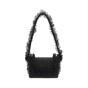 Self-Portrait Crystal Lace Shoulder Bag