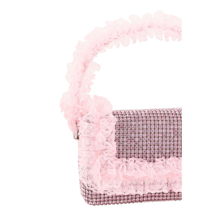 Self-Portrait Crystal Lace Shoulder Bag