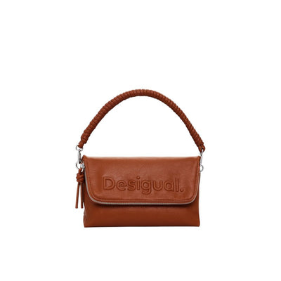 Desigual Brown Polyethylene Handbag