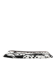 Dolce & Gabbana Black White Panda Pattern Clutch Pouch Bag