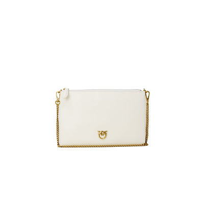 PINKO Cream Leather Leather Accessory