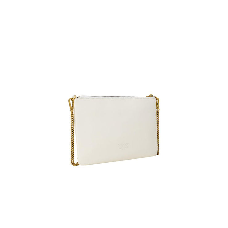 PINKO Cream Leather Leather Accessory