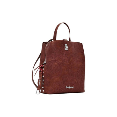 Desigual Brown Polyethylene Backpack