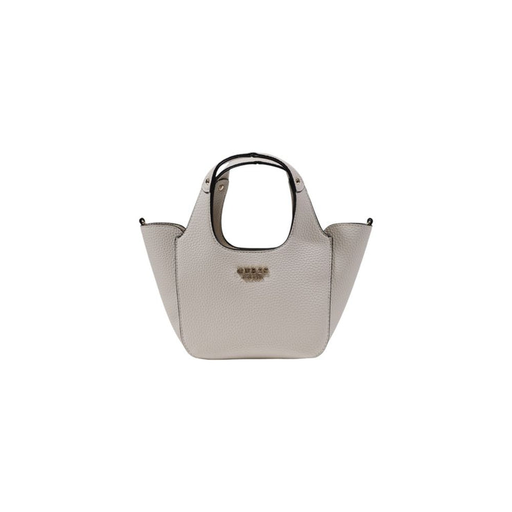 Guess Cream Polyethylene Handbag