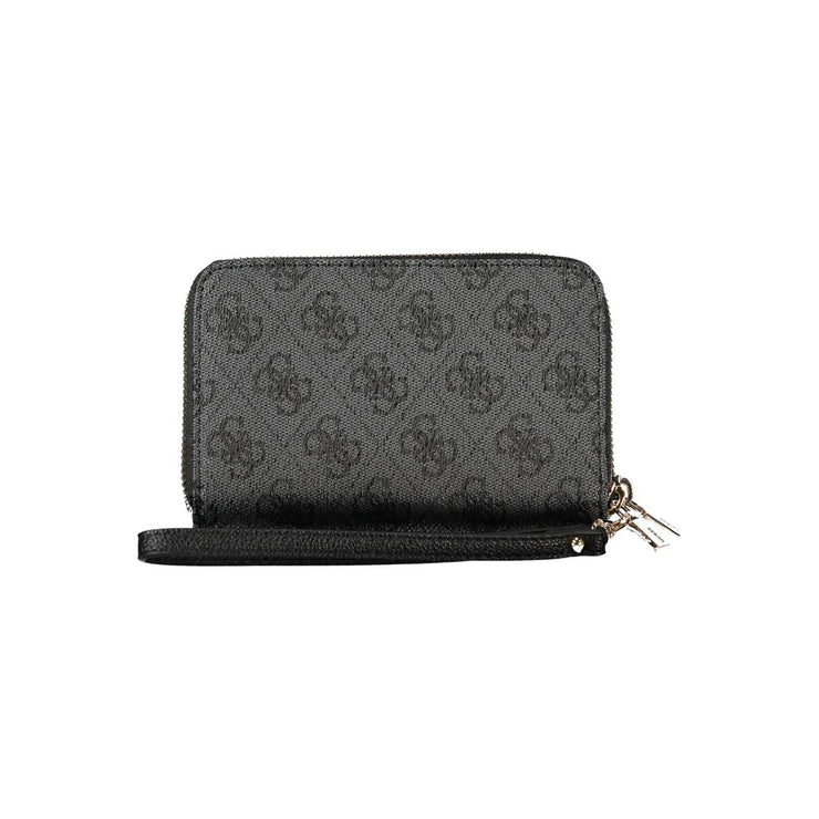 Guess Jeans Black Polyethylene Women Wallet