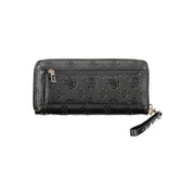 Guess Jeans Black Polyethylene Women Wallet