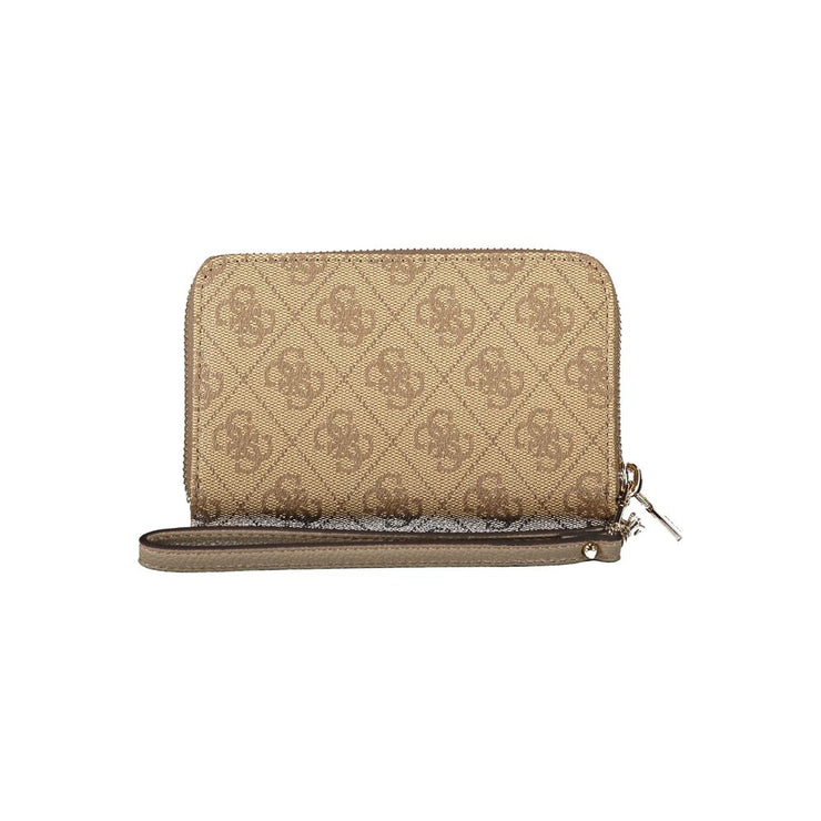 Guess Jeans Beige Polyethylene Women Wallet