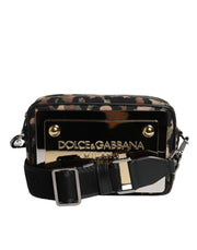 Dolce & Gabbana Multicolor Leopard Jacquard DG Logo Crossbody Bag