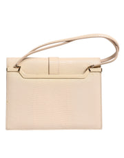 Dolce & Gabbana Beige Leather Ingrid Top Handle Shoulder Bag