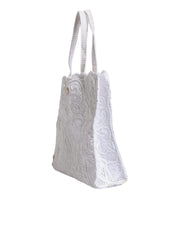 Dolce & Gabbana Bag White Cordonetto Lace Beatrice Shopping Tote