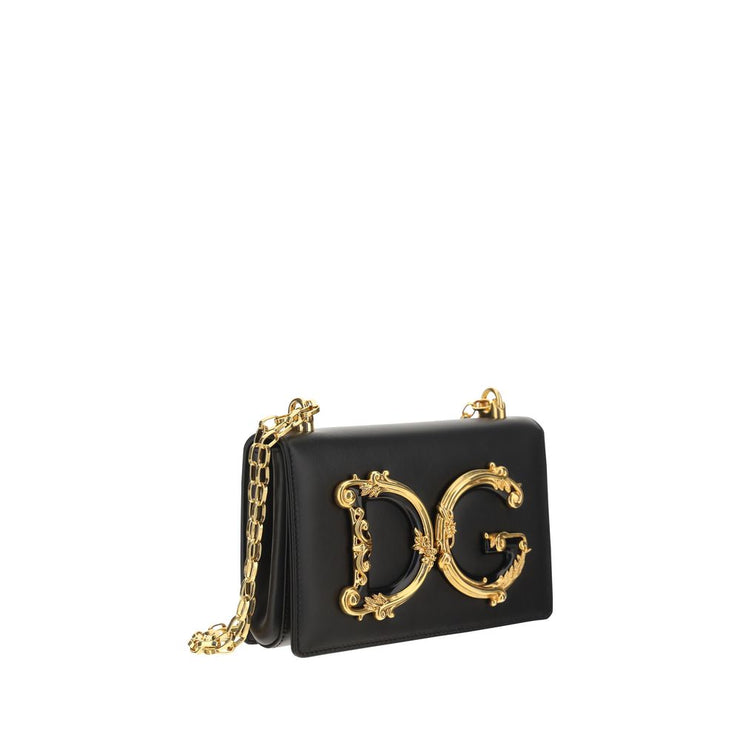 Dolce & Gabbana Maxi Logo Shoulder Bag