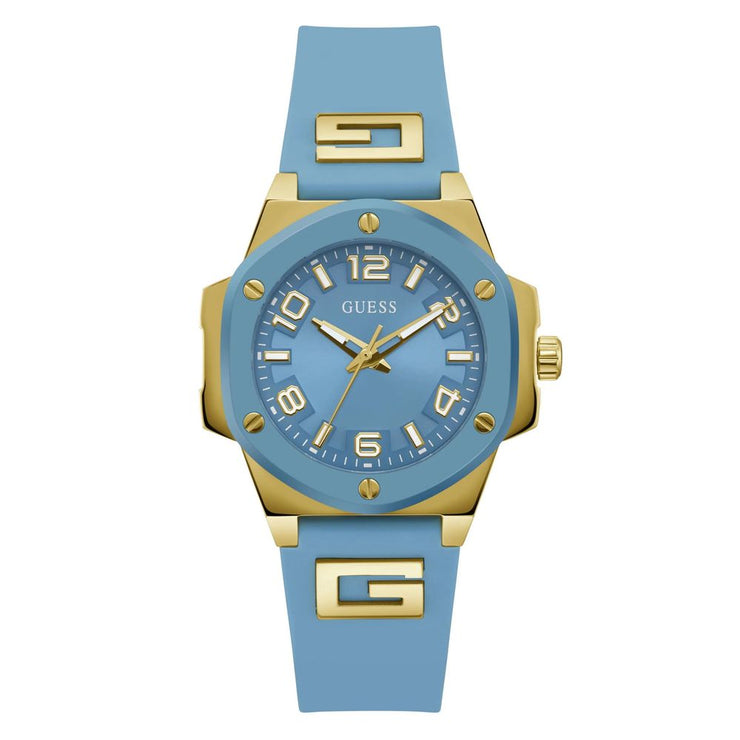 Guess Blue Silicone Watch