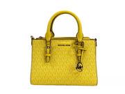 Michael Kors Charlotte 3 in 1 Satchel Bag Crossbody Golden Yellow