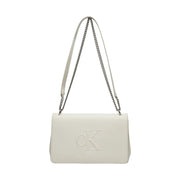 Calvin Klein Cream Polyethylene Handbag