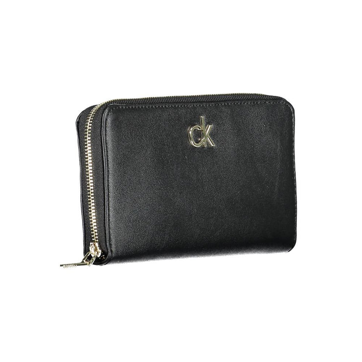 Calvin Klein Black Polyvinylchloride Women Wallet