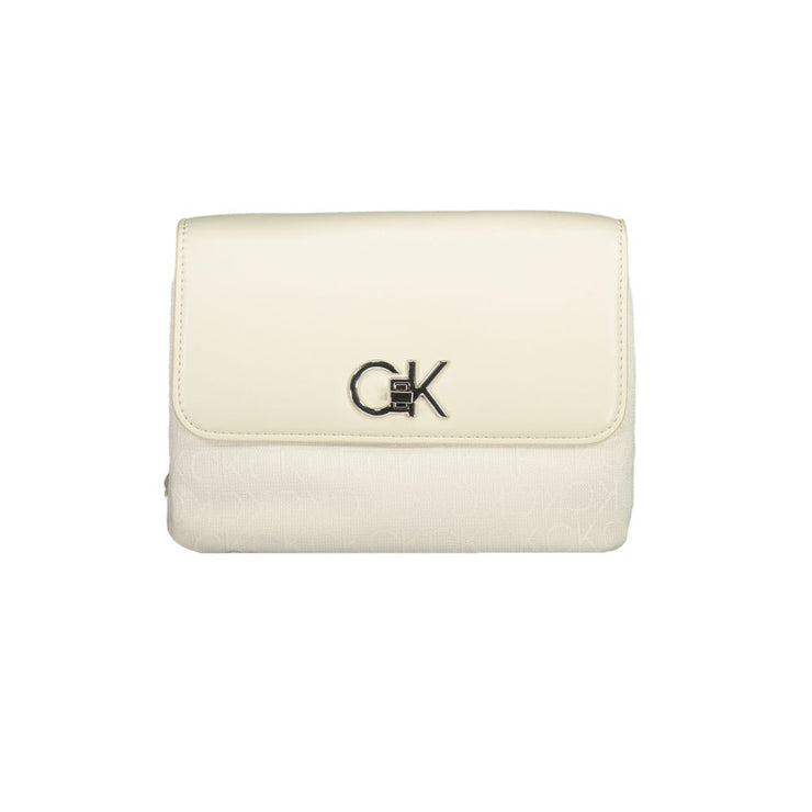 Calvin Klein Beige Polyester Handbag