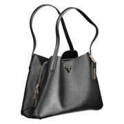 Guess Jeans Black Polyethylene Handbag