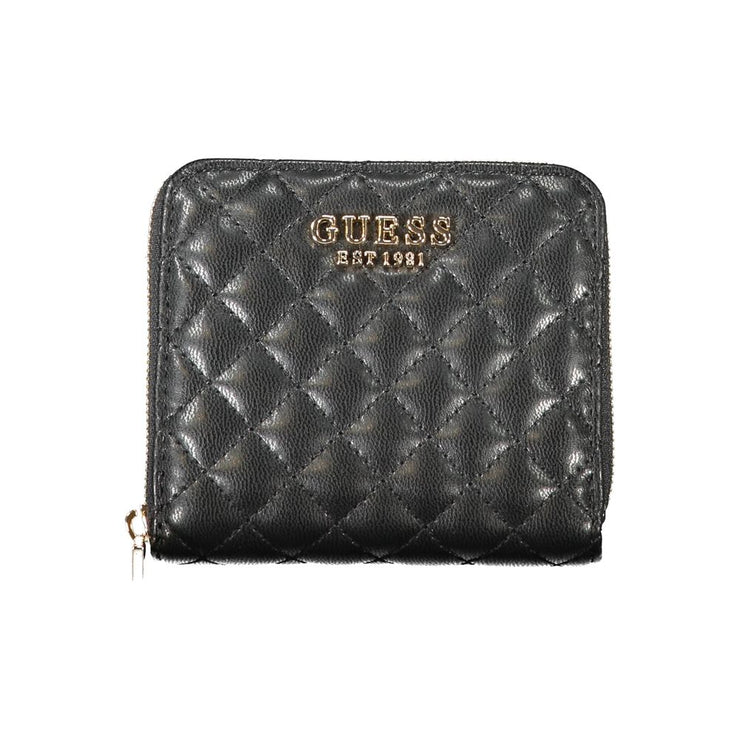 Guess Jeans Black Polyethylene Women Wallet