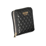 Guess Jeans Black Polyethylene Women Wallet