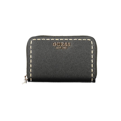 Guess Jeans Black Polyethylene Women Wallet