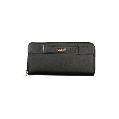 Guess Jeans Black Polyethylene Women Wallet