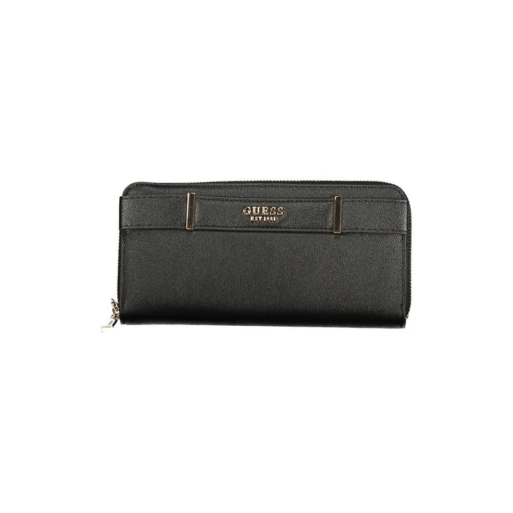 Guess Jeans Black Polyethylene Women Wallet